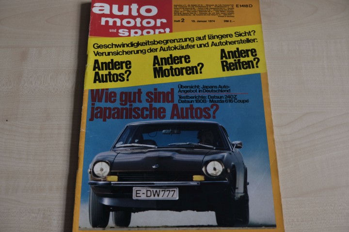 Deckblatt Auto Motor und Sport (02/1974)